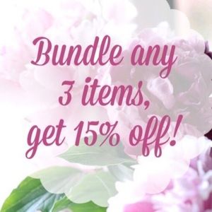 3 or more items saves 15%!